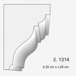 Hlavní římsa č. 1314