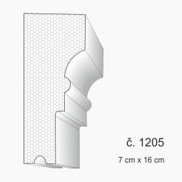 Parapetní římsa č. 1205