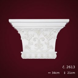 Sádrová hlavice sloupu č. 2613