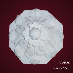 Sádrová plastika - kytka č. 2630