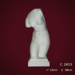 Sádrová socha - torzo ženy č. 2653