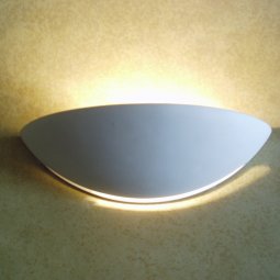 Interiér - sádrová světelná lampa